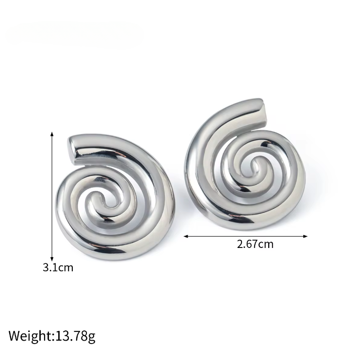 Caribbean Swirl Studs