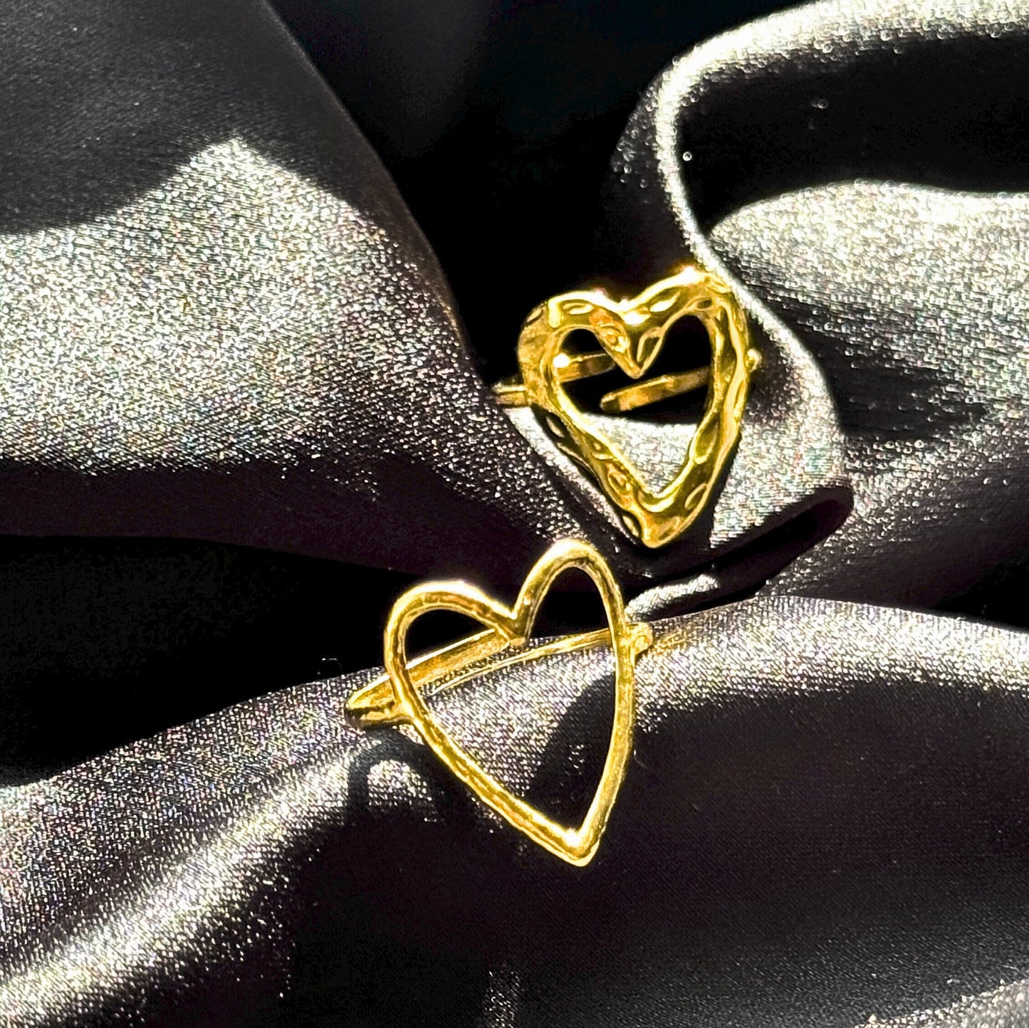 Sculpted Heart Ring