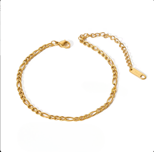 Petite Cuban Mix Link Bracelet