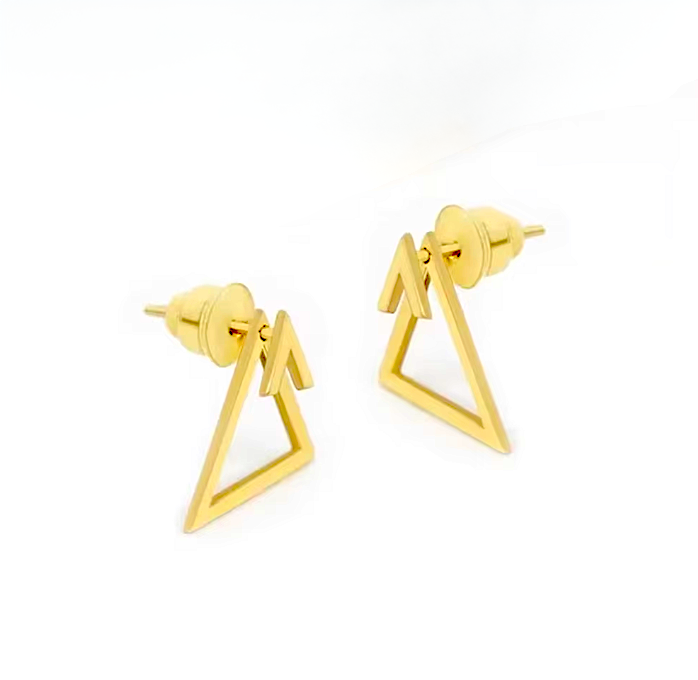 Triangle Ear Jacket Studs