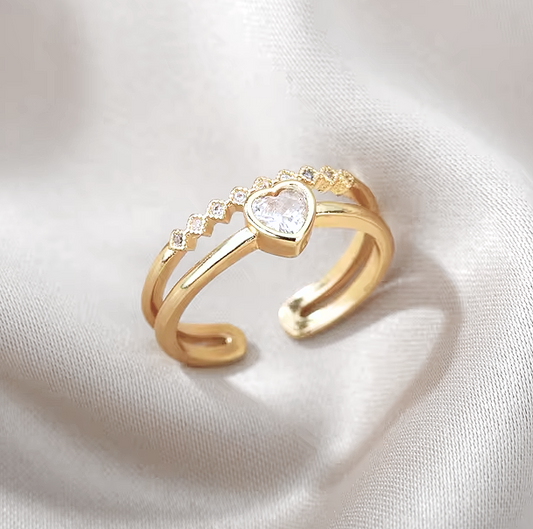 Radiant Heart Ring