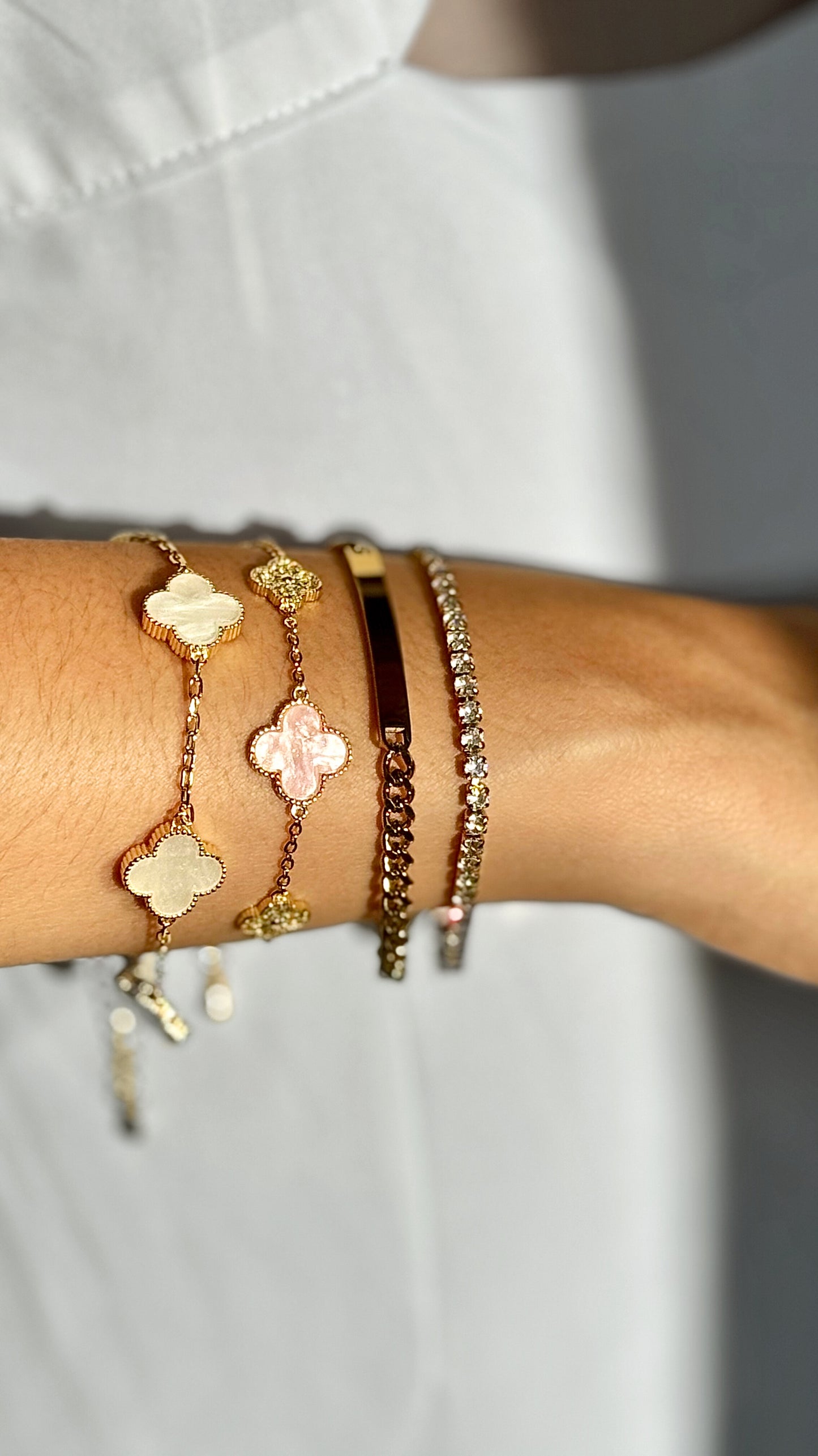 Four Leaf Clover Luxe Bracelet