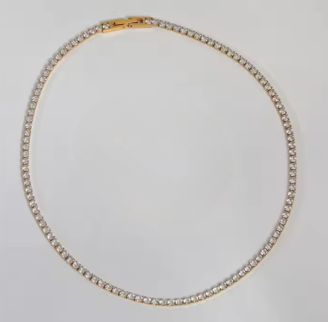 Tennis Zircon Necklace