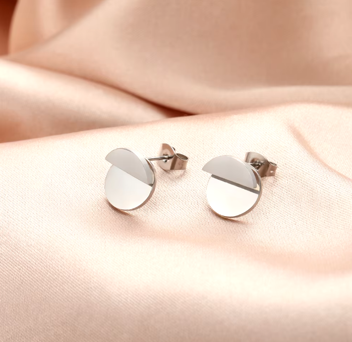 Circle Ear Jacket Studs