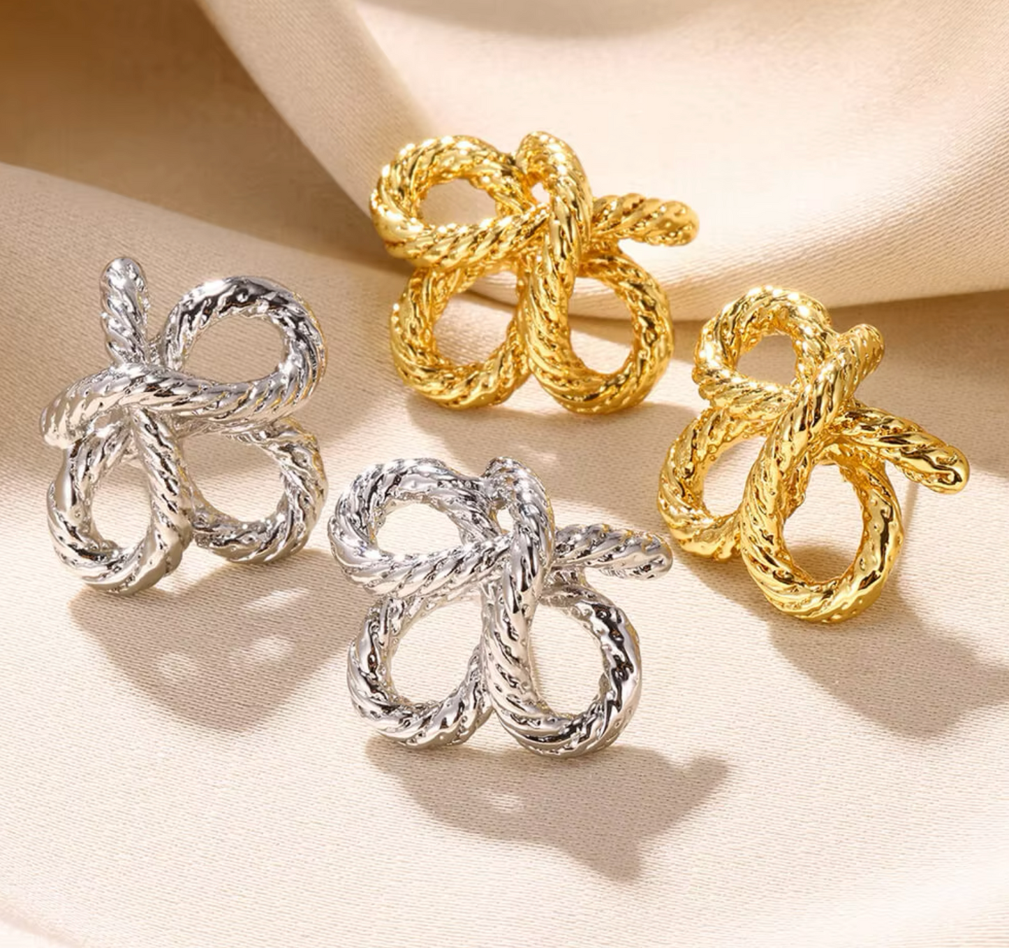 Pretzel Knot Studs