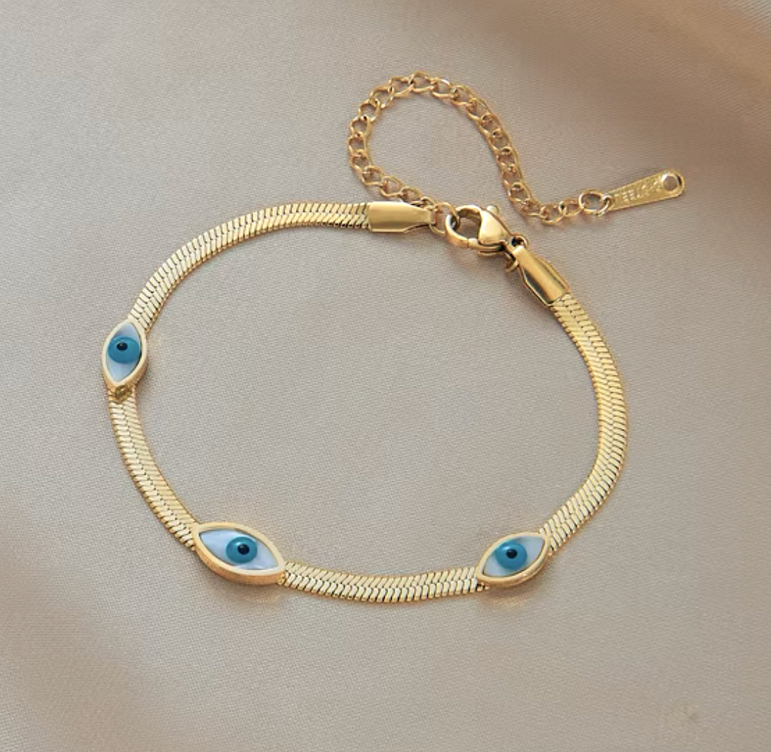 Evil Eye Statement Bracelet