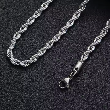 Twisted Rope Chain Necklace