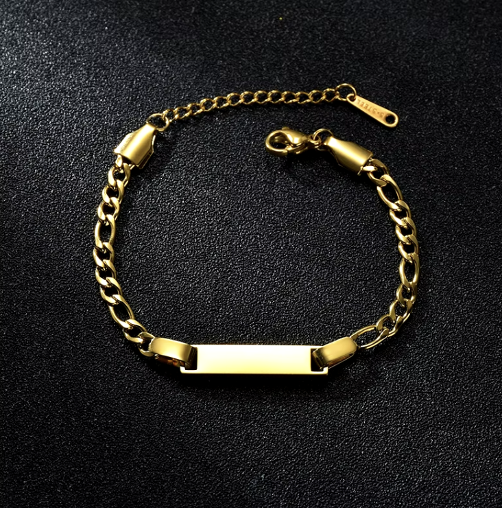 Masculine Sleek Bar Bracelet