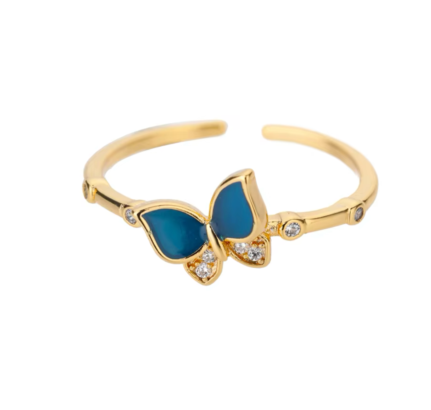 Delicate Butterfly Ring