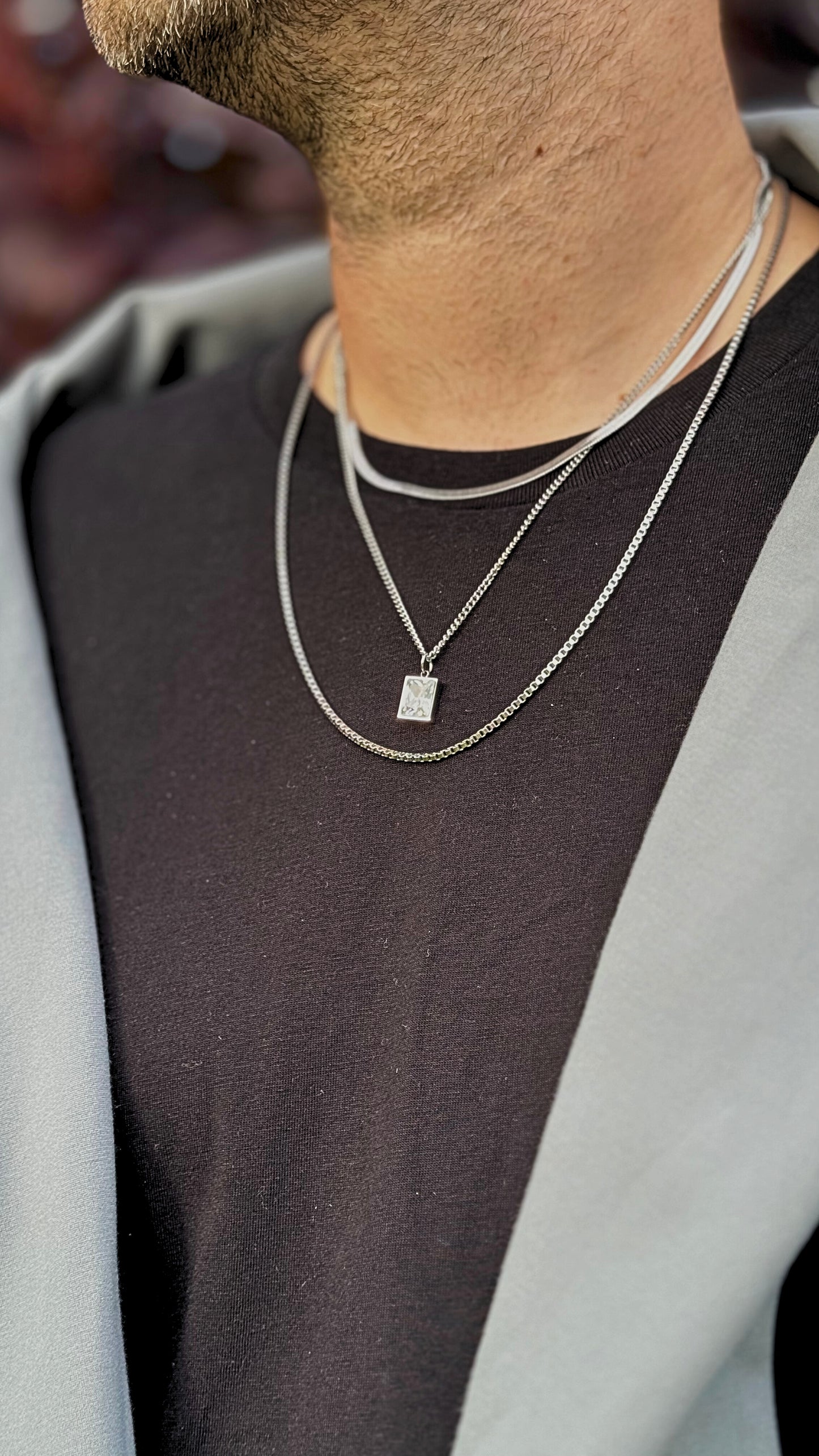 Minimalist Prism Necklace