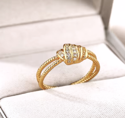 Radiant Knot Ring