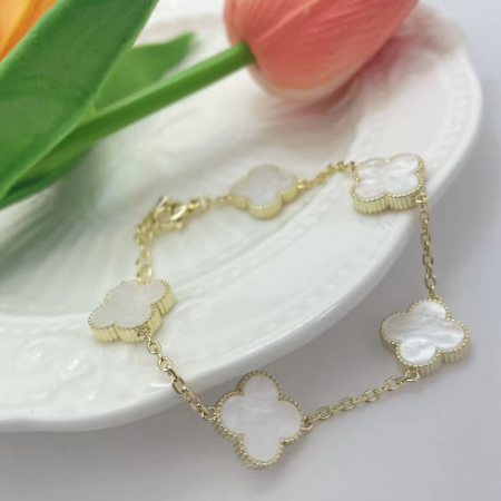 Four Leaf Clover Luxe Bracelet