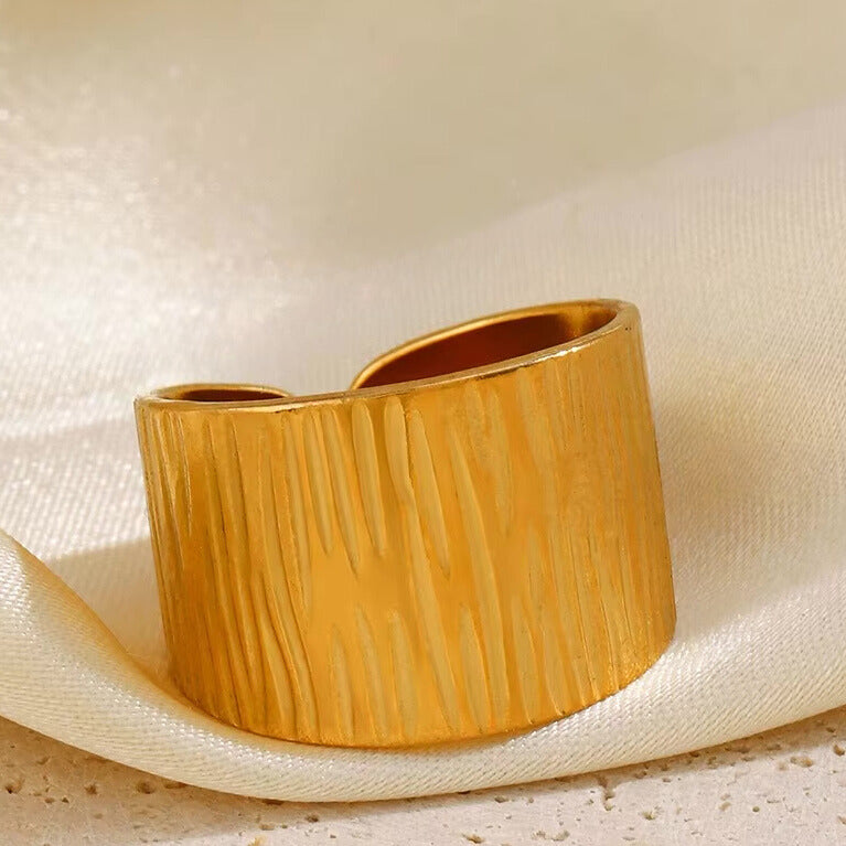 Divine Gold Cuff Ring