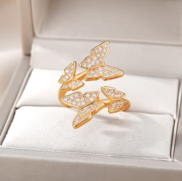 Infinite Papillon Ring